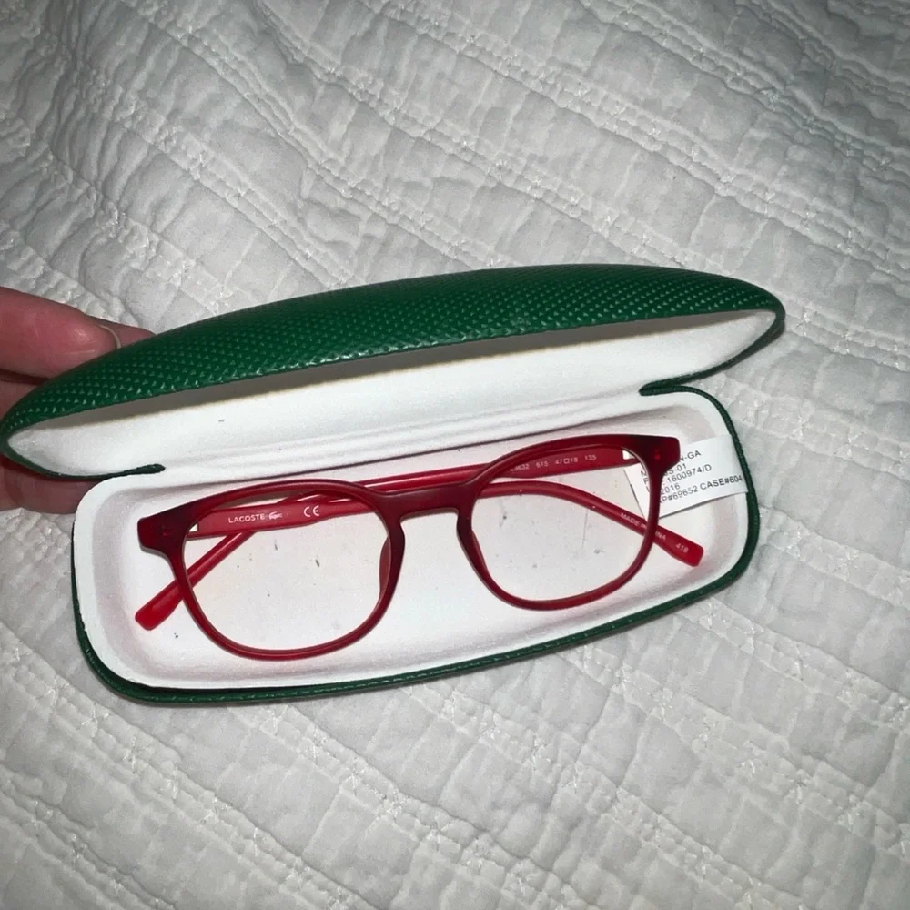 Lacoste Unisex Glasses 615-47-18 L3632 Red.
